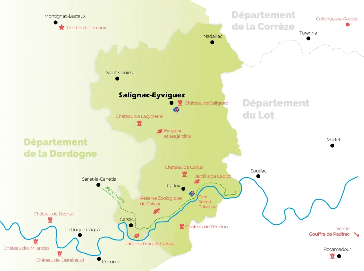 Carte du Pays de Fénelon